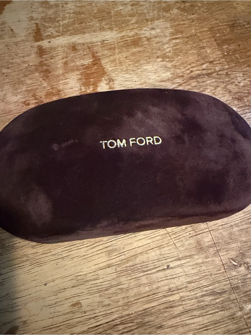 Tom Ford Gold and Dark Brown Aviator Sunglasses